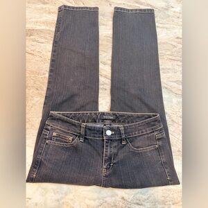 White House Black Market BLANC Jeans Size 2 Dark Wash Straight Leg